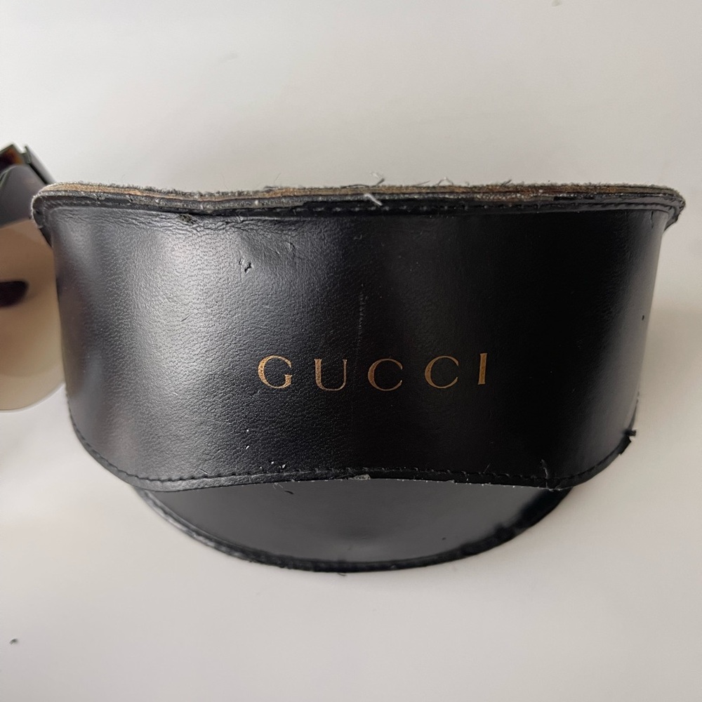 Vintage Gucci Women's Gradient Brown Sunglasses - Picture 5 of 7
